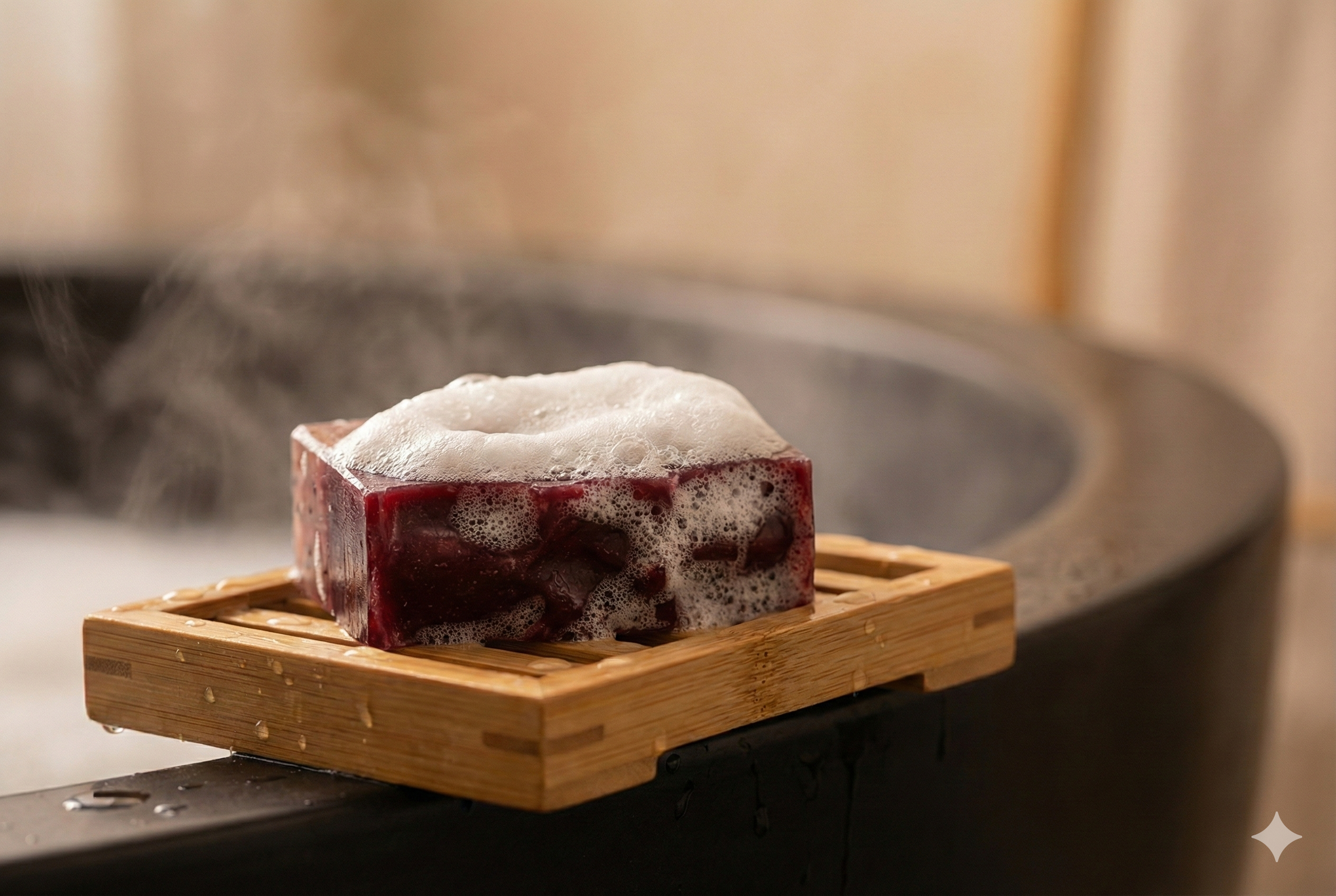 Savon Couleur Vin Exfoliant : Le Secret d'une Peau Douce et Envoûtante