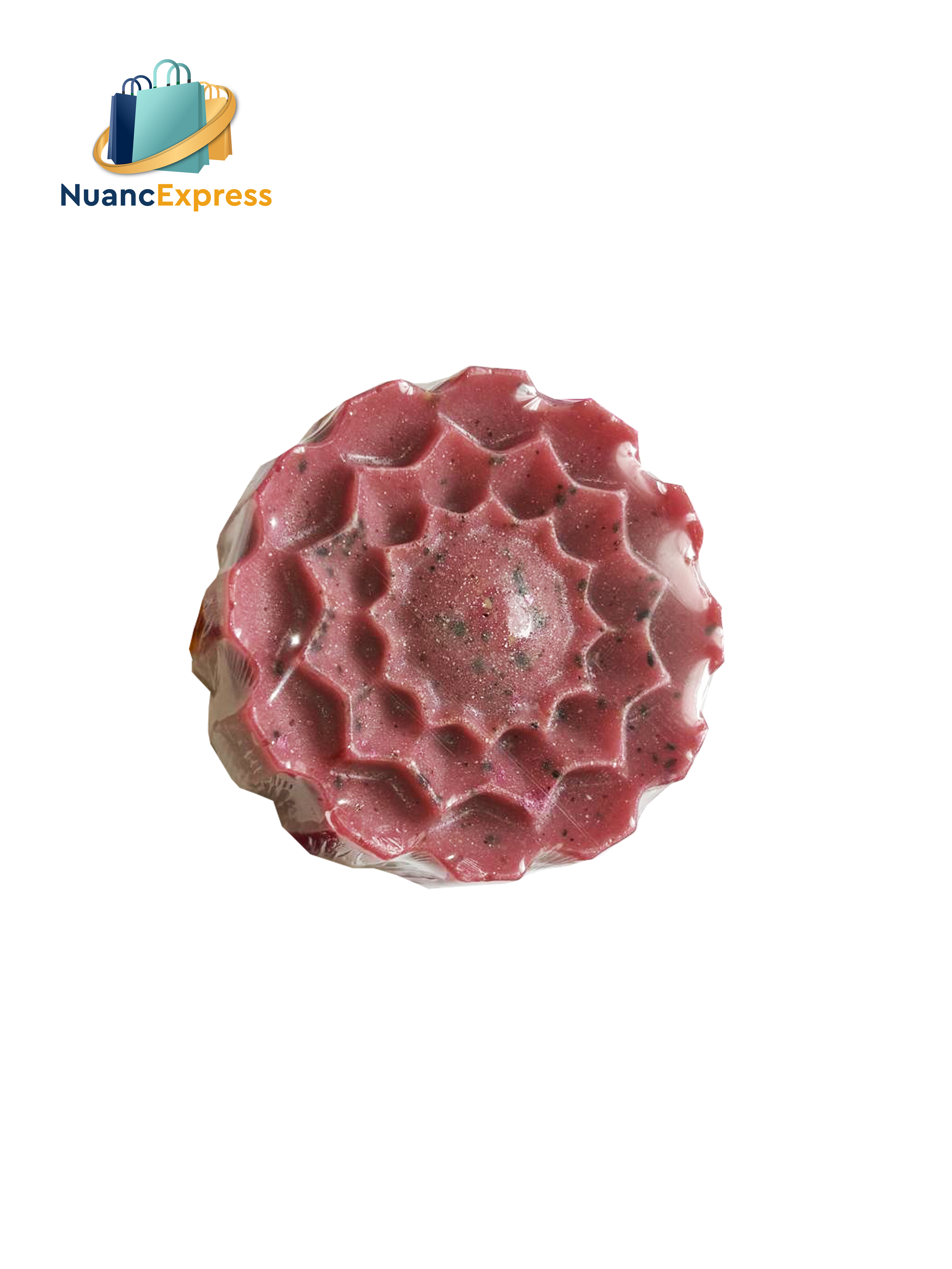 Savon rose et blanc à la mangue