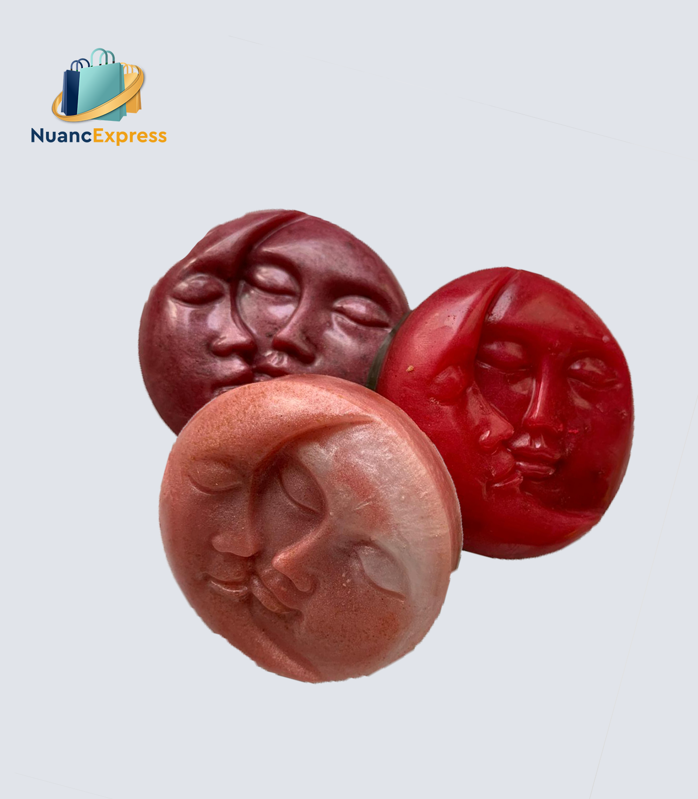 Savon Artisanal "Étreinte Céleste" – Duo Soleil et Lune