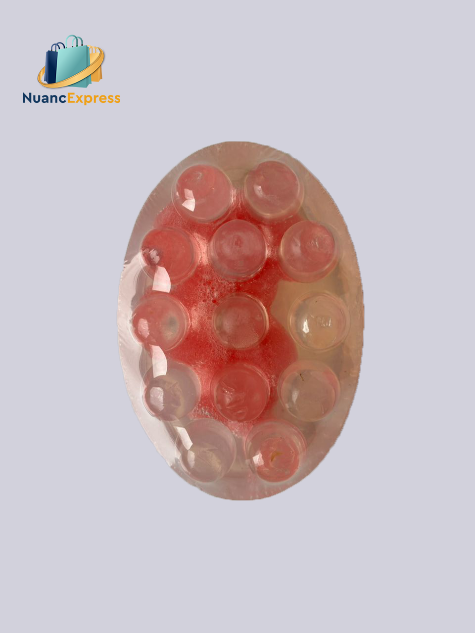 Savon transparent avec bébé rose